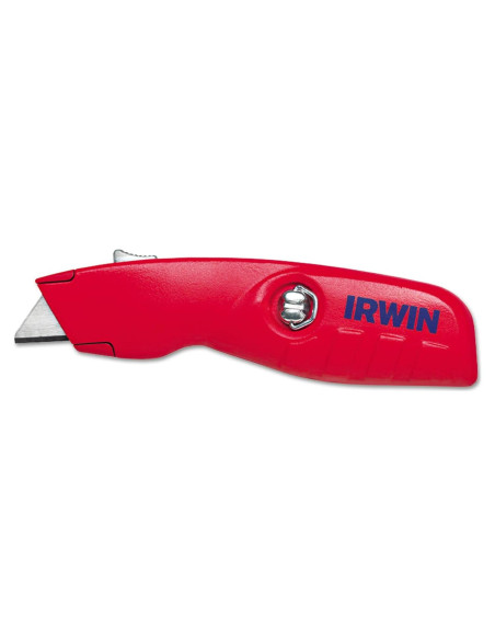 Cuchillo Utilitario IRWIN 2088600 Auto-retráctil Rojo 16 cm Cuchillo Utilitario IRWIN 2088600 Auto-retráctil Rojo 16 cm