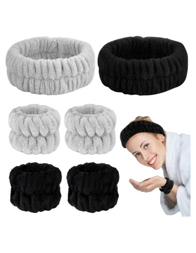 Conjunto 6 Piezas Banda Cabeza y Muñeca ACO-UINT Microfibra