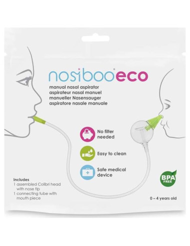 Aspirador Nasal Nosiboo Eco para Bebés - Silencioso y Portátil