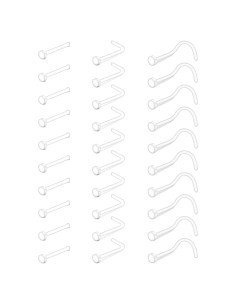 Mayhoop 30 Piezas Retenedores de Perforación Bioflex 18G