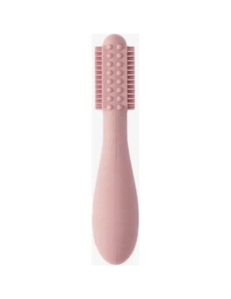 Cepillo de Dientes Guiado por el Bebé ezpz Sonrosado 3 meses+ Cepillo de Dientes Guiado por el Bebé ezpz Sonrosado 3 meses+