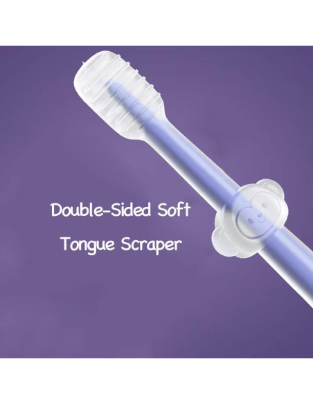 PandaEar Juego de Cepillos de Dientes de Silicona para Bebés 0-18 Meses PandaEar Juego de Cepillos de Dientes de Silicona para Bebés 0-18 Meses