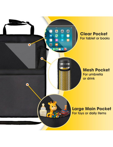 Organizador de Asiento Trasero Quiheat - Impermeable y Multifuncional