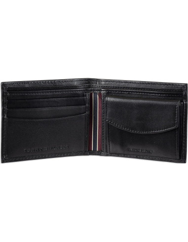 Cartera Bifold Slim de Cuero Tommy Hilfiger para Hombre con RFID