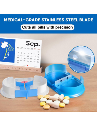 Cortador de Pastillas Pill Mill - Divisor Profesional con EasyAlign