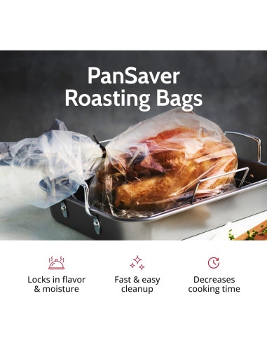 Bolsa de Asar Pansaver 48.3x59.7 cm - Nylon Resistente para Horno