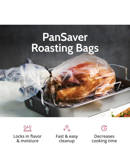 Bolsa de Asar Pansaver 48.3x59.7 cm - Nylon Resistente para Horno Bolsa de Asar Pansaver 48.3x59.7 cm - Nylon Resistente para Horno