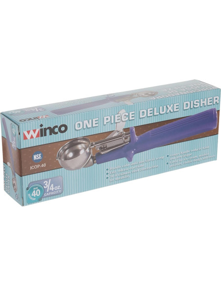 Cucharón de Helado Winco ICOP-40 Acero Inoxidable 21.27g Cucharón de Helado Winco ICOP-40 Acero Inoxidable 21.27g