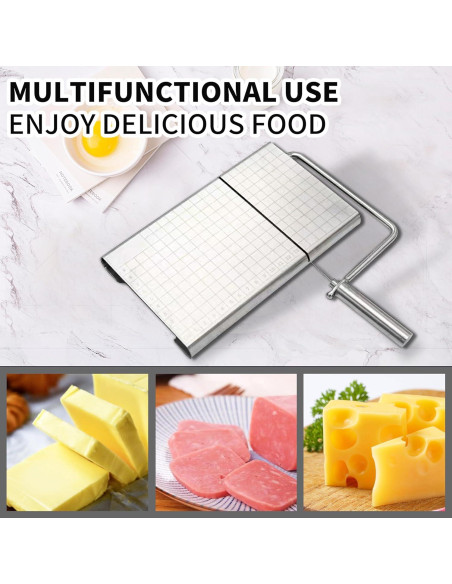 Cortador de Queso Bectyton de Acero Inoxidable 20.32 cm Cortador de Queso Bectyton de Acero Inoxidable 20.32 cm