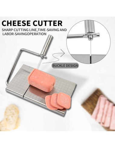 Cortador de Queso Bectyton de Acero Inoxidable 20.32 cm