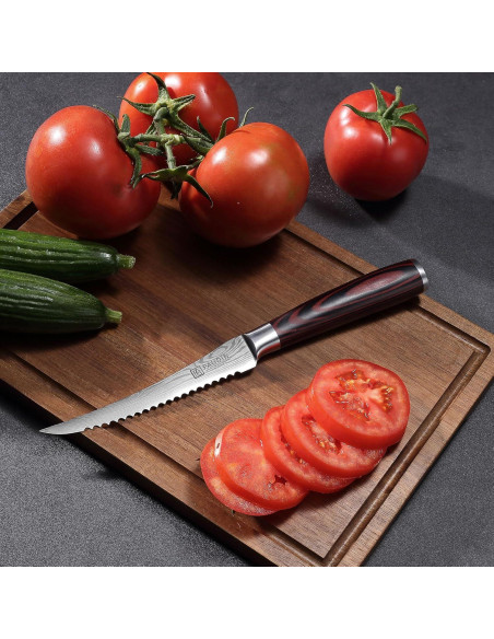 Cuchillo de Tomate PAUDIN 12.7 cm Acero Inoxidable Serrado Cuchillo de Tomate PAUDIN 12.7 cm Acero Inoxidable Serrado