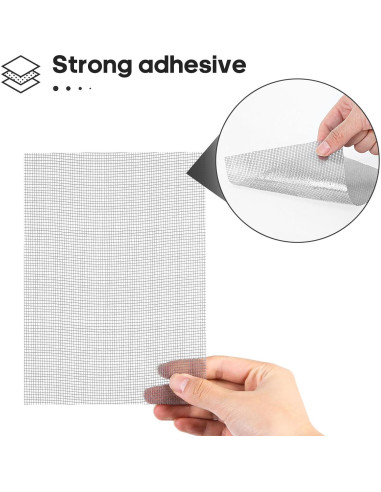 Kit de reparación de pantalla Secopad 6 PCS 12,7x17,8 cm gris