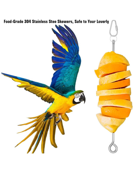Soporte de Comida para Aves ElevateTech - 3 Piezas Acero Inoxidable Soporte de Comida para Aves ElevateTech - 3 Piezas Acero Inoxidable