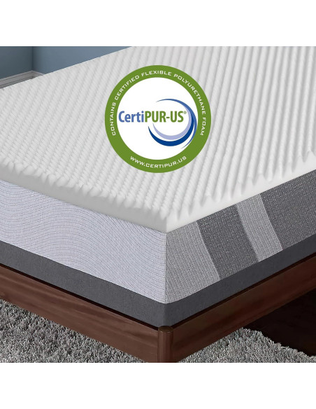 Tapa de Espuma Convoluta Transpirable Spring Solution Individual Tapa de Espuma Convoluta Transpirable Spring Solution Individual