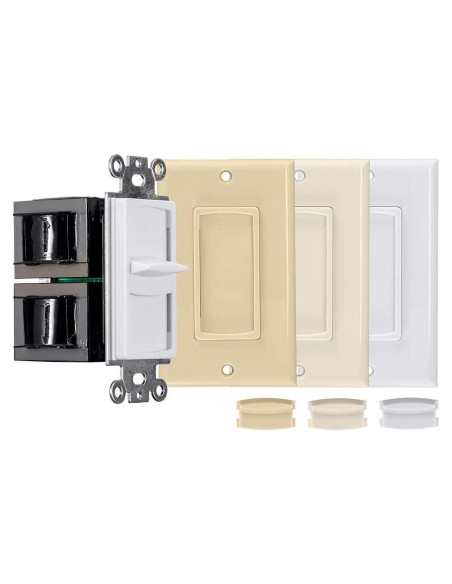 Control de Volumen Monoprice 300W Impedancia Pared Estándar Control de Volumen Monoprice 300W Impedancia Pared Estándar