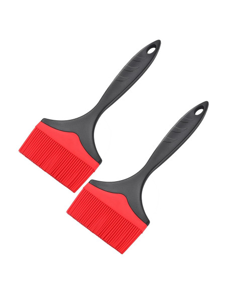 Brocha de Silicona Grande Tuyotue 25.4cm Roja - Juego de 2 Brocha de Silicona Grande Tuyotue 25.4cm Roja - Juego de 2