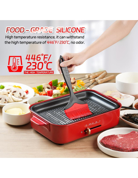 Brocha de Silicona Grande Tuyotue 25.4cm Roja - Juego de 2 Brocha de Silicona Grande Tuyotue 25.4cm Roja - Juego de 2