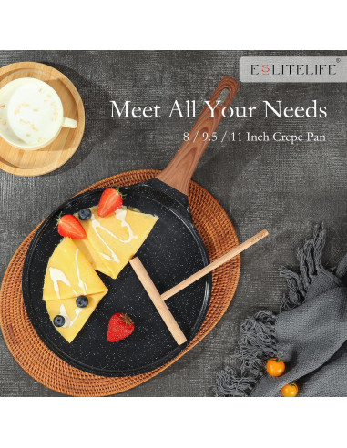 Sartén de Crepas ESLITE LIFE 28 cm Antiadherente Cerámica