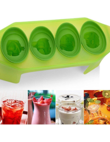 Juego de Moldes de Paletas de Zombie 4 Piezas BeyondNice