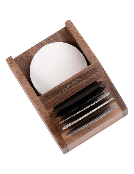 Soporte Organizador de Filtros de Espresso Normcore - Madera de Nogal Soporte Organizador de Filtros de Espresso Normcore - Madera de Nogal