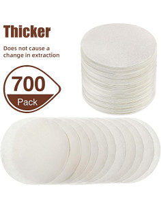 Filtros de Papel para Café Outus 700 Piezas Redondos 6.35cm 2