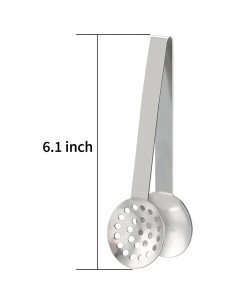 Prensador de Bolsitas de Té WHTCHSU Acero Inoxidable 15.4 cm 2