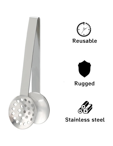 Prensador de Bolsitas de Té WHTCHSU Acero Inoxidable 15.4 cm