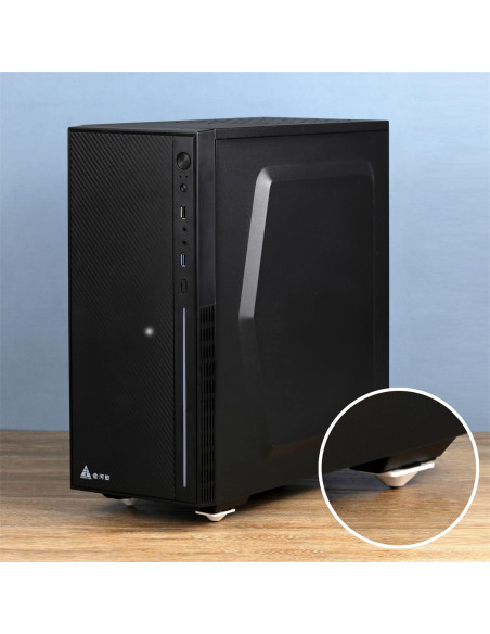 32 Ruedas Autoadhesivas de Acero Inoxidable 360 - Negro 32 Ruedas Autoadhesivas de Acero Inoxidable 360 - Negro