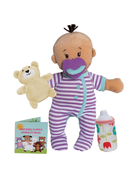 Muñeca de Bebé Wee Baby Stella Beige 30.48 cm con Accesorios Muñeca de Bebé Wee Baby Stella Beige 30.48 cm con Accesorios