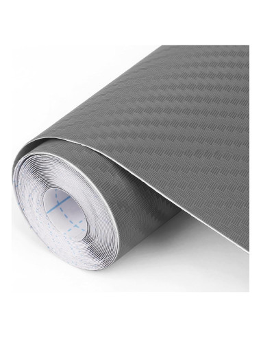 Forro Adhesivo para Estantes Polrios Lora 44.5x600 cm Gris