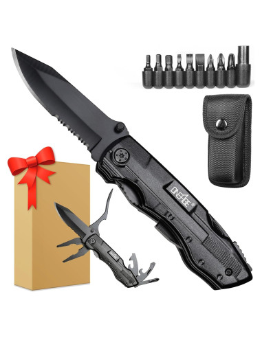 Cuchillo Multitool ONEAGE 9 en 1 para Hombres - Regalo Útil