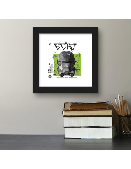 Arte de Pared Star Wars Bad Batch Echo Clone Trooper Arte de Pared Star Wars Bad Batch Echo Clone Trooper