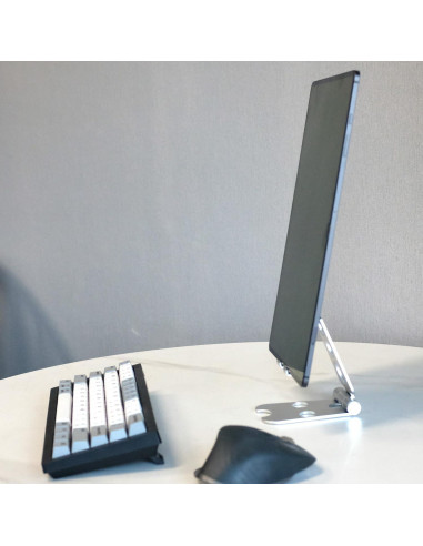 Soporte de Tableta Kado Aluminio Ajustable 40,64 cm Plegable