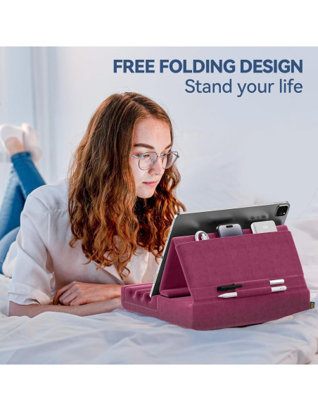 Soporte de Almohada KDD Plegable para Tableta 27.94 cm Soporte de Almohada KDD Plegable para Tableta 27.94 cm