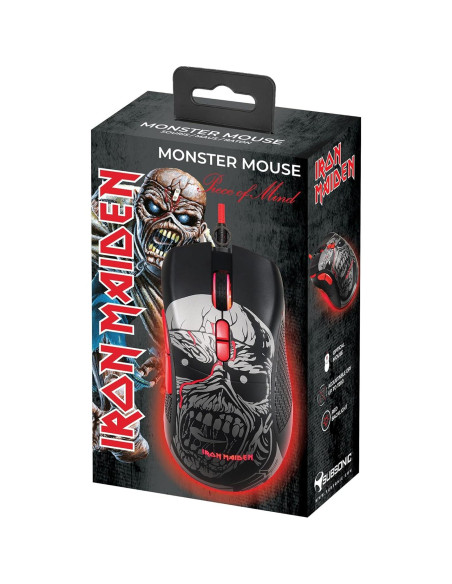 Ratón Gaming Subsonic Iron Maiden 7200 DPI Ergonómico Ratón Gaming Subsonic Iron Maiden 7200 DPI Ergonómico