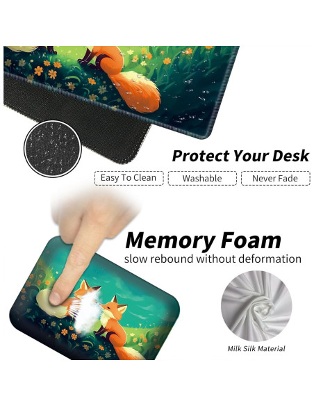 Juego de Almohadillas Ergonómicas BEOTIWAD Zorro Bonito Juego de Almohadillas Ergonómicas BEOTIWAD Zorro Bonito
