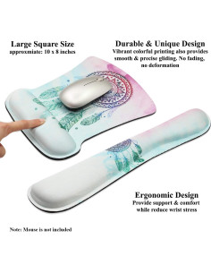 Soporte Ergonómico para Muñeca y Alfombrilla de Ratón Meffort 2