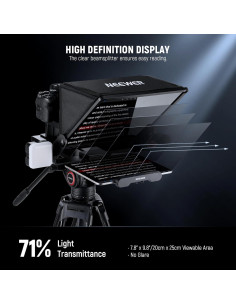 Teleprompter NEEWER X14 III con control remoto y app 2