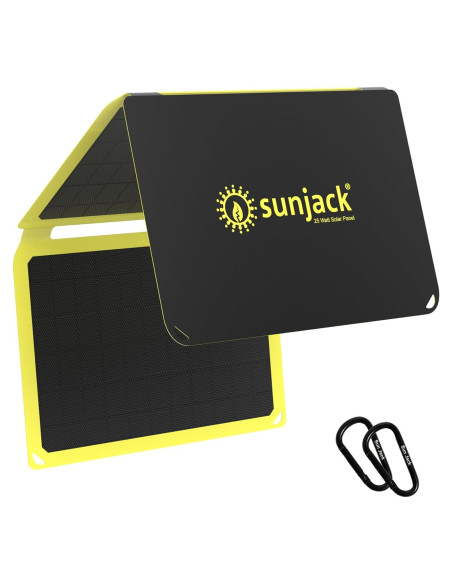 Cargador Solar Plegable SunJack 25W USB-C y USB-A Impermeable Cargador Solar Plegable SunJack 25W USB-C y USB-A Impermeable
