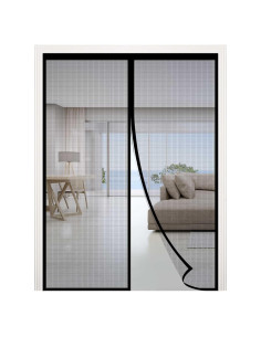 Cortina de Malla Magnética Reliancer 96x38 cm Fibra de Vidrio