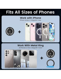 Cargador de Coche OHLPRO MagSafe 15W para iPhone 16/15/14 2