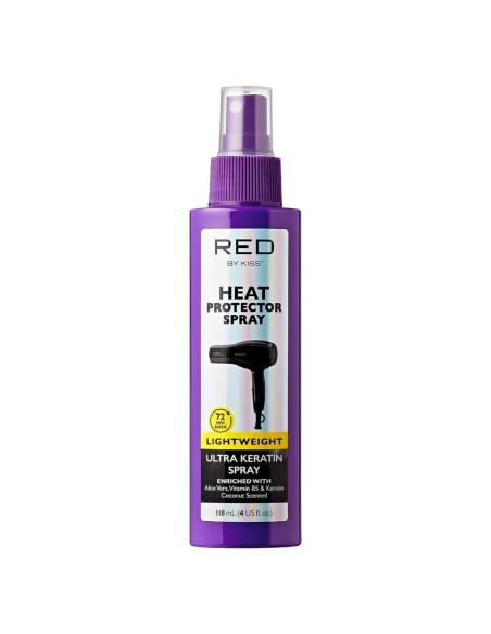 Spray Protector Térmico Red by Kiss 118 ml Queratina y B5 Spray Protector Térmico Red by Kiss 118 ml Queratina y B5
