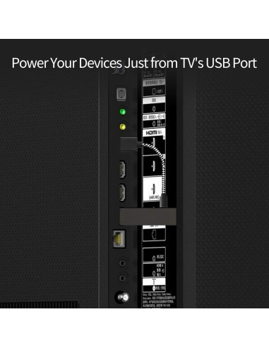 Cable de Alimentación USB PODLINE para Fire Stick - 30 cm