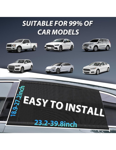 Sombrillas para Ventanas de Auto PEMOTech - Paquete de 2 Sombrillas para Ventanas de Auto PEMOTech - Paquete de 2