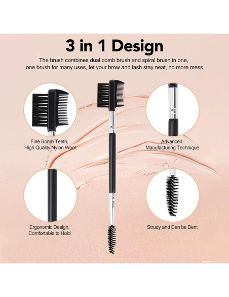 Herramienta de Maquillaje MUIIGOOD para Cejas y Pestañas Herramienta de Maquillaje MUIIGOOD para Cejas y Pestañas