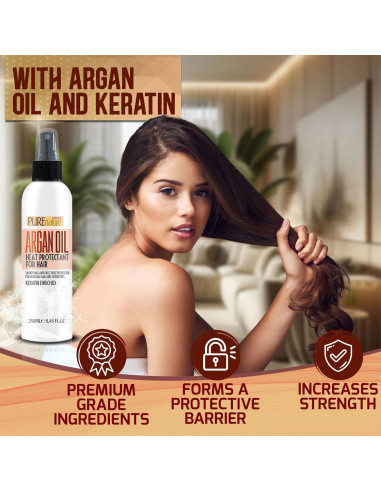 Spray Protector Térmico Aceite de Argán Pure Nature 308g