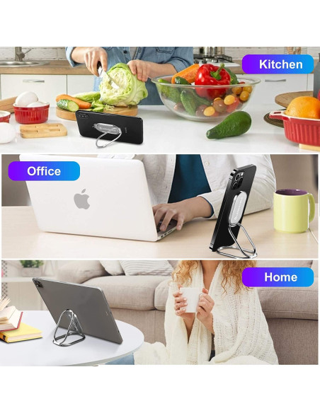 Soporte Plegable para Teléfono Lendouble Ajustable Plata Soporte Plegable para Teléfono Lendouble Ajustable Plata