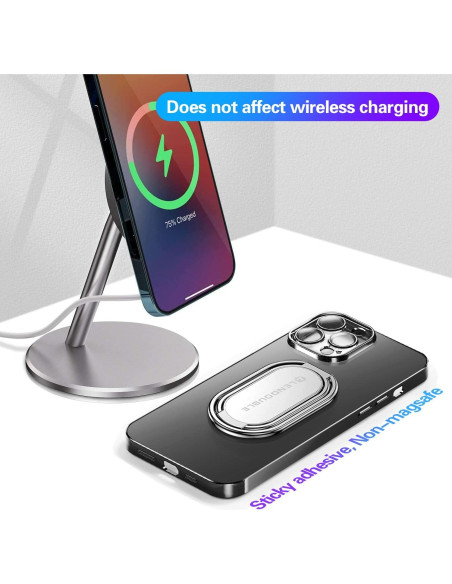 Soporte Plegable para Teléfono Lendouble Ajustable Plata Soporte Plegable para Teléfono Lendouble Ajustable Plata