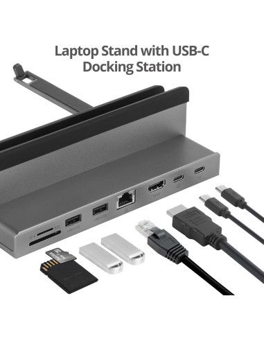 Estación de Acoplamiento USB-C SIIG 4K 60Hz Ethernet 100W
