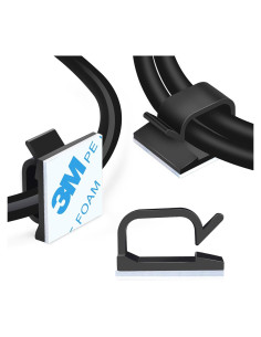 Clips Adhesivos para Cables XHF 120 PCS Organizador
